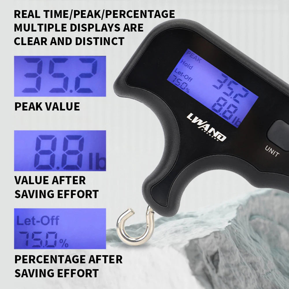 Archery Electronic Scale Weighing Measuring Tool LED Display Compound