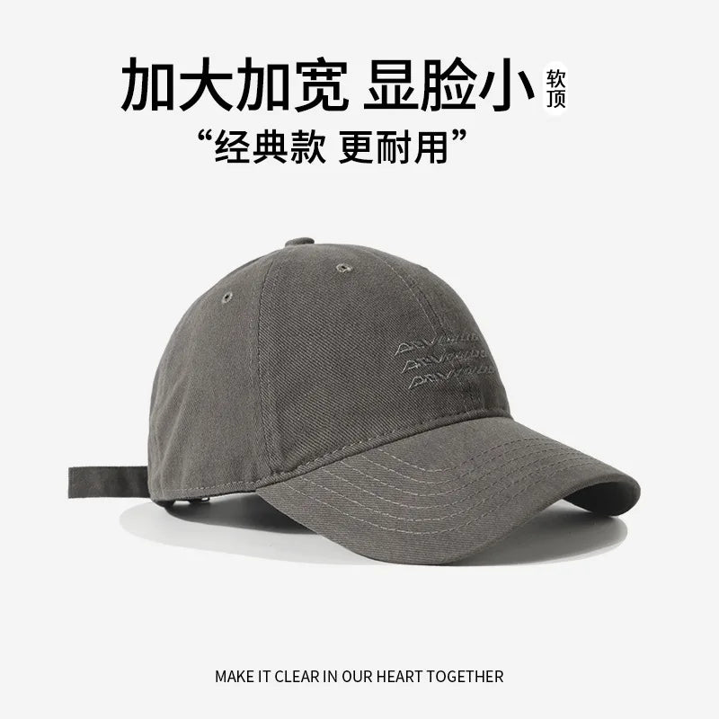Vintage Washed Baseball Cap | Sun Protection Large Head Size
