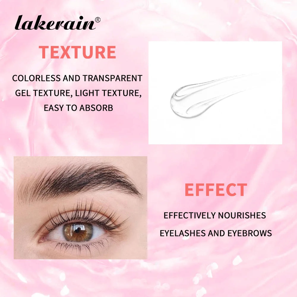 Eyelash Eyebrow Enhancing Serum Fast Absorption Creates Natural Eyebrow Hydrogel Texture Nourish Eyebrow Strengthen Eyelashes Peaceful Pleasures Health and Wellness