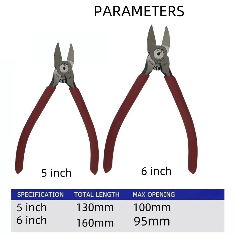 Diagonal Cutting Pliers 5/6 Inch Wire Cutter Side Nipper Set Peaceful Pleasures Health and Wellness