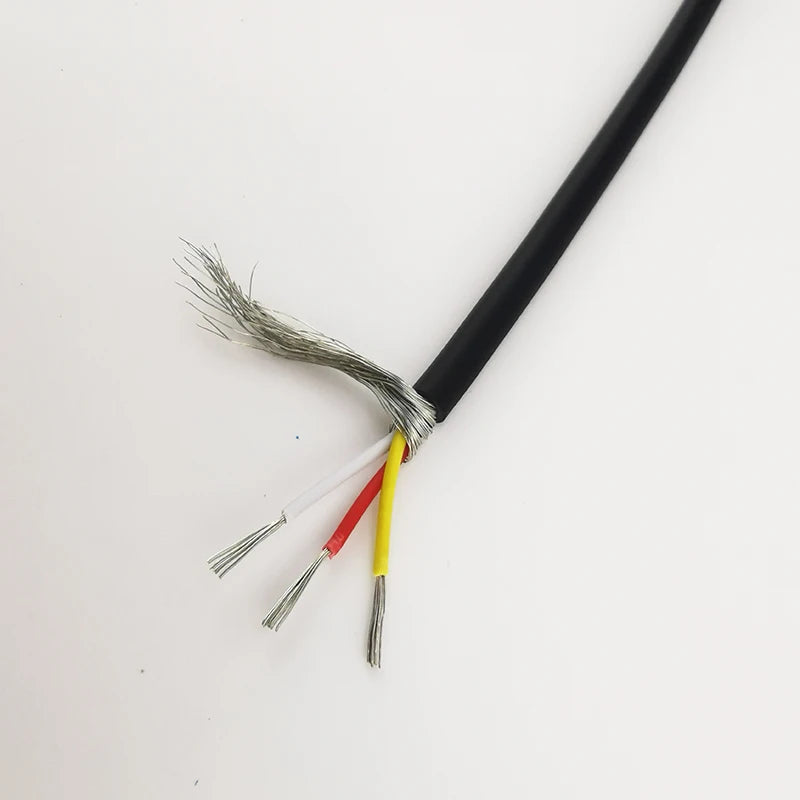 28AWG 3 Core Controlled Cable Shielded Wires Headphone Cable Audio Lines Peaceful Pleasures Health and Wellness