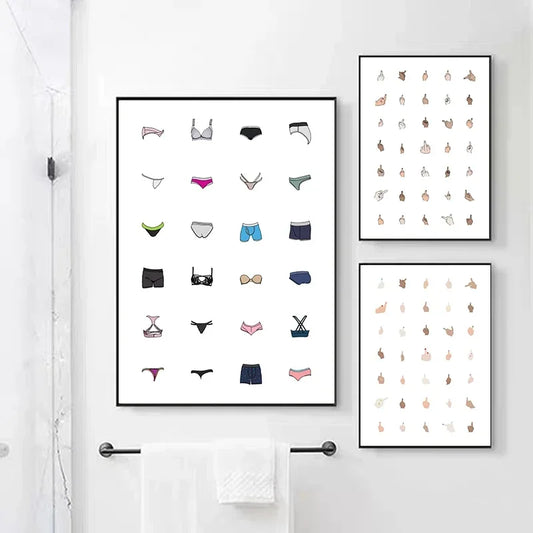Minimalist Line Drawing Abstract Canvas Wall Art Print Canvas Wall Art Print Peaceful Pleasures Health and Wellness
