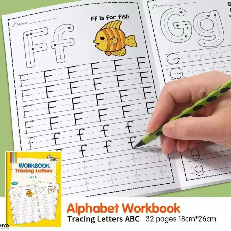 Children Calligraphy 26 Alphabet Tracing Workbook Educational Books
