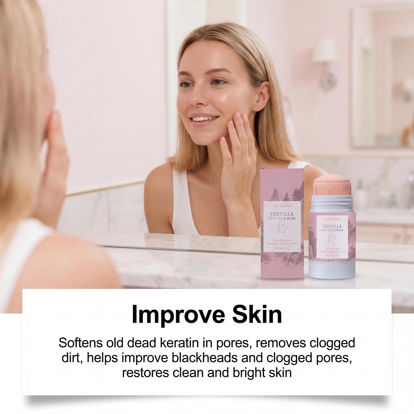 Centella Asiatica Clay Mud Mask Stick – Pores & Blackheads