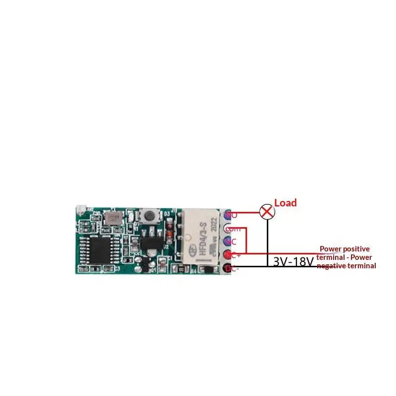 1Set 433mhz DC 3V 6V 12V 24V Mini Relay Wireless RF Remote Control Switch LED Lamp Controller Micro Receiver Transmitter Peaceful Pleasures Health and Wellness