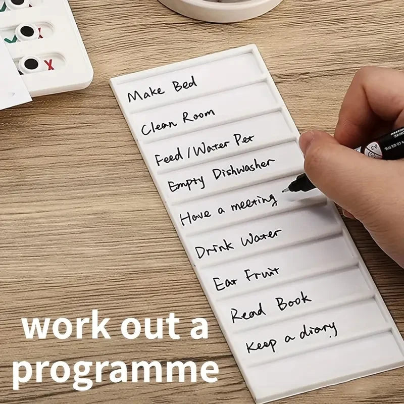 Children's Weekly Plan Self-discipline Artifact Primary School