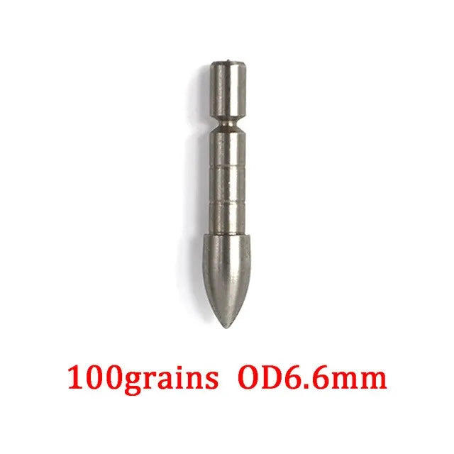 Archery ID3 2 4 5 6 8 0 Stainless Steel Insert Arrowhead Point Tips