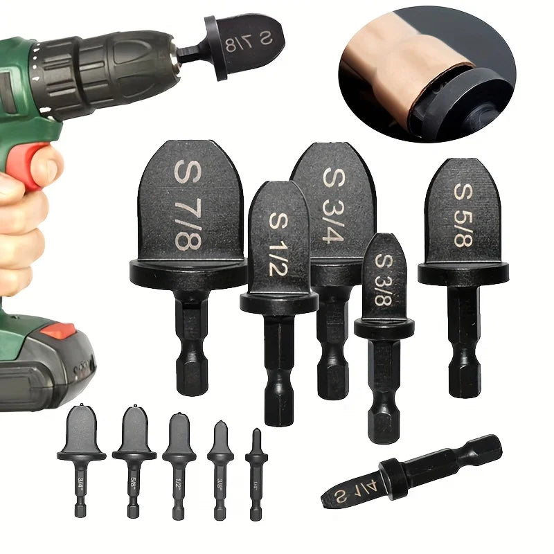 1 6 Electric Copper Tube Expander Reamer Head Pipe Installation Tool