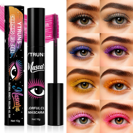 8 Color Glitter Mascara – Waterproof, Lengthening & Volumizing Glitter Mascara Oasis Select