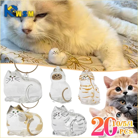 Cat Hair Keepsake Keychain | Pet Fur Storage Pendant Gift Pet Keepsake Charm Oasis Select