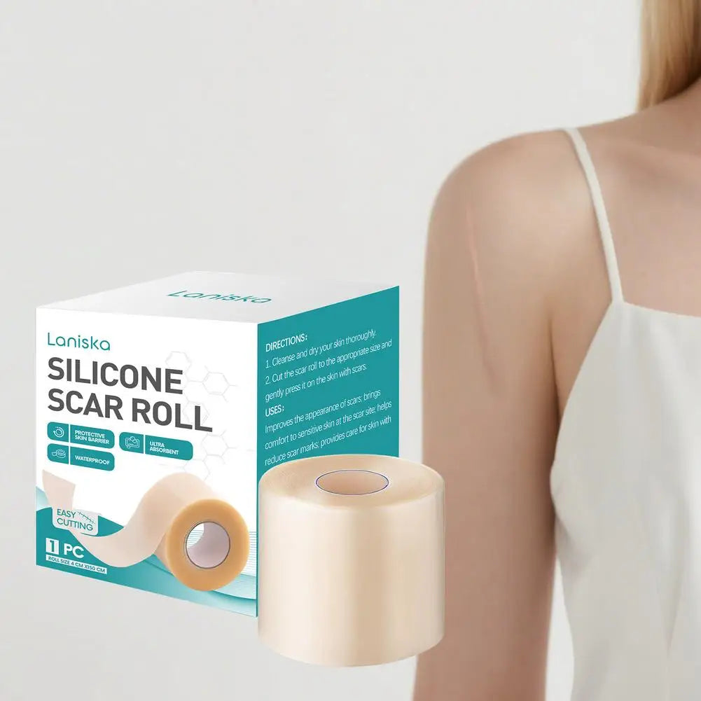 Hydrocolloid Silicone Scar Patch Roll | Self-Adhesive Wound Care Silicone Scar Patch Peaceful Pleasures Health and Wellness