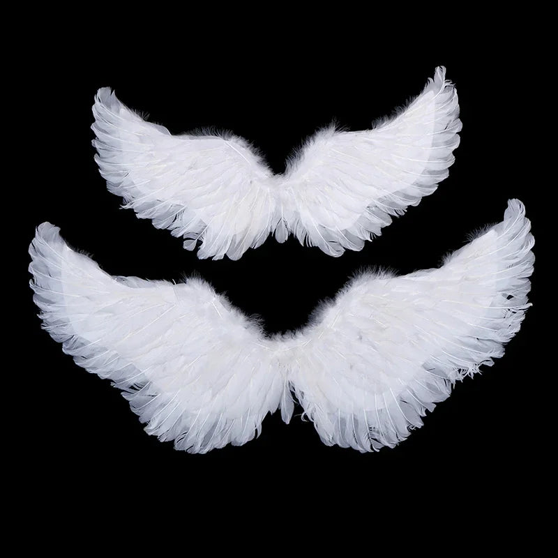 Kids White Angel Feather Wings – Swallow Costume for Halloween