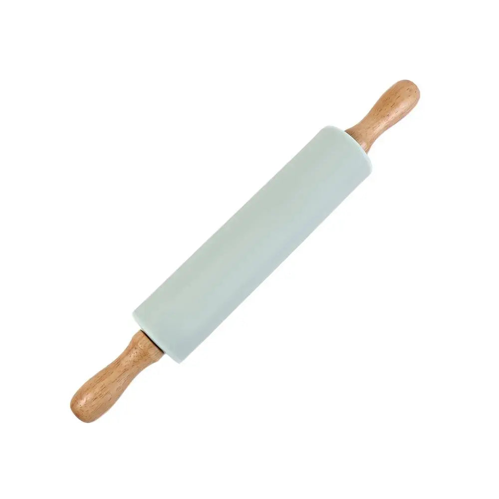 Silicone Rolling Pin & Pastry Mat Set with Scale – 2 Pcs