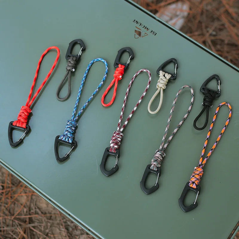 New 1pc Plastic Carabiner Clip Keychain Outdoor Camping Hiking Climbing Snap Clip Lock Backpack Hanger Buckle Hook Color Random Peaceful Pleasures Health and Wellness