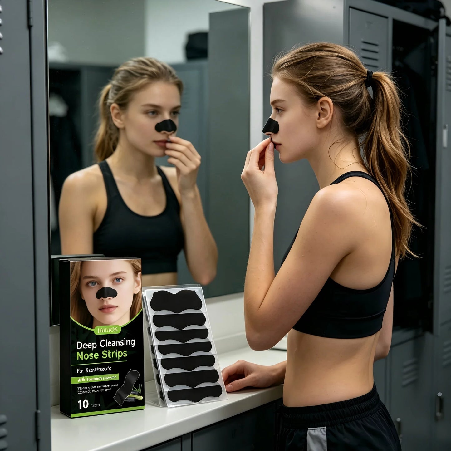 EELHOE Bamboo Charcoal Nose Strips – Blackhead & Pore Cleanser