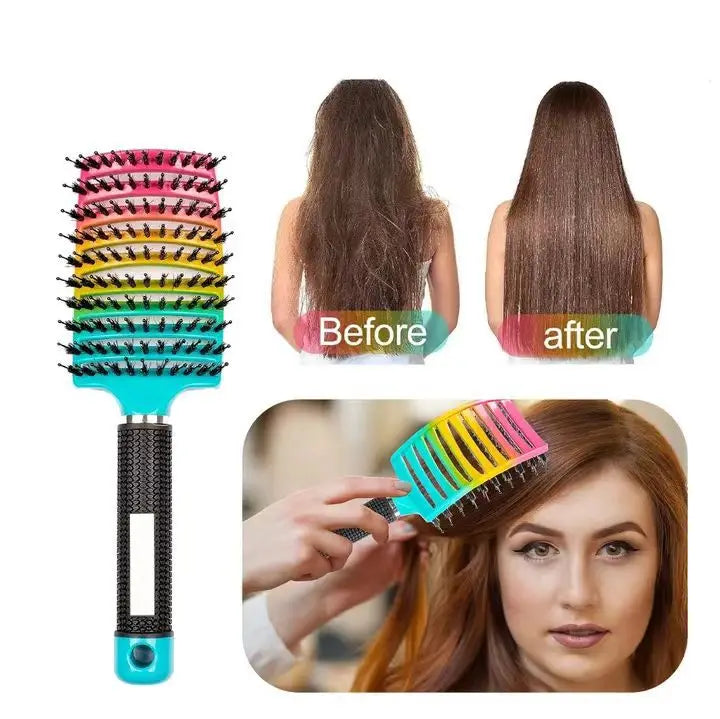 Multi-Color Scalp Massage Comb | Wet & Curly Hair Tool
