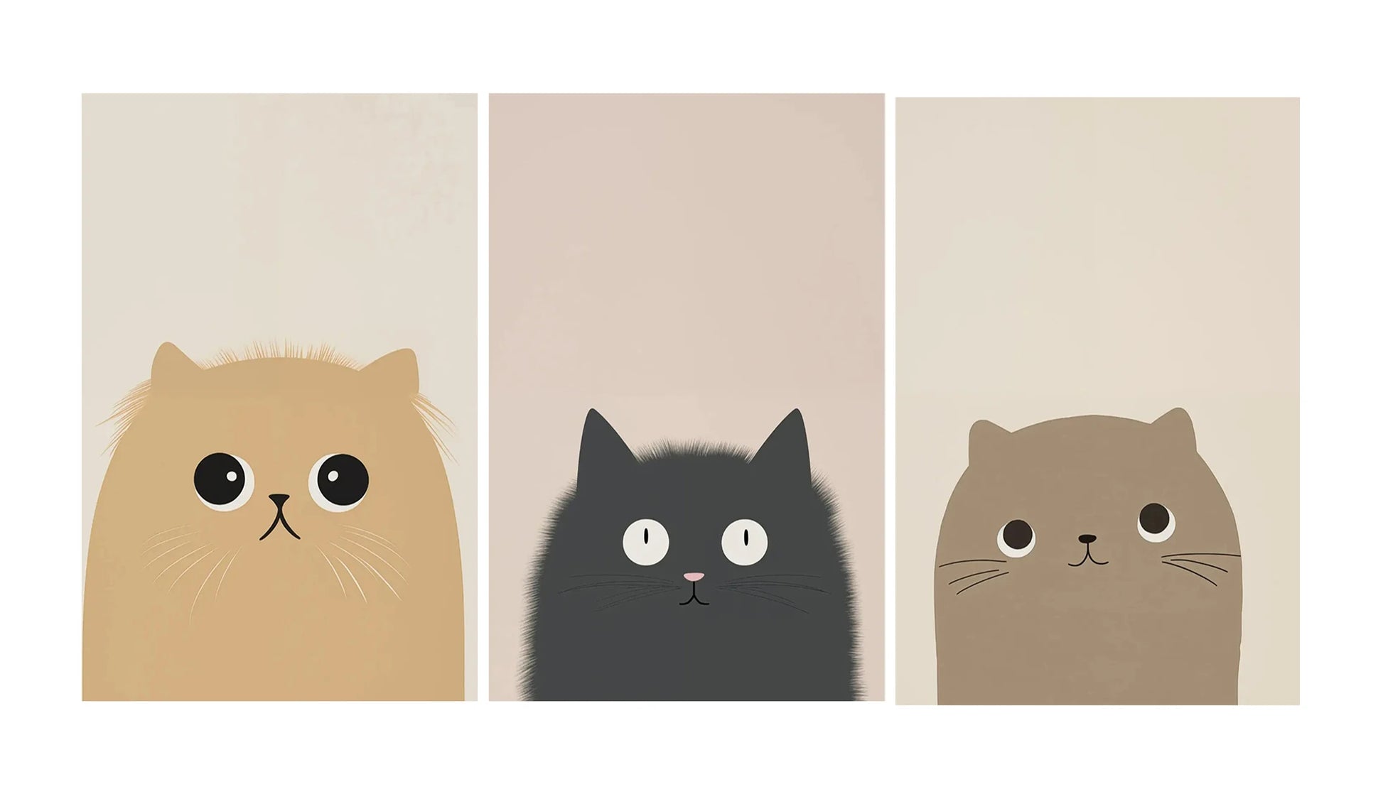 Cute Cat Canvas Wall Art Print – Kids Room & Nursery Decor Canvas Wall Art Print Peaceful Pleasures Health and Wellness 61773-91 30x40cm Unframed