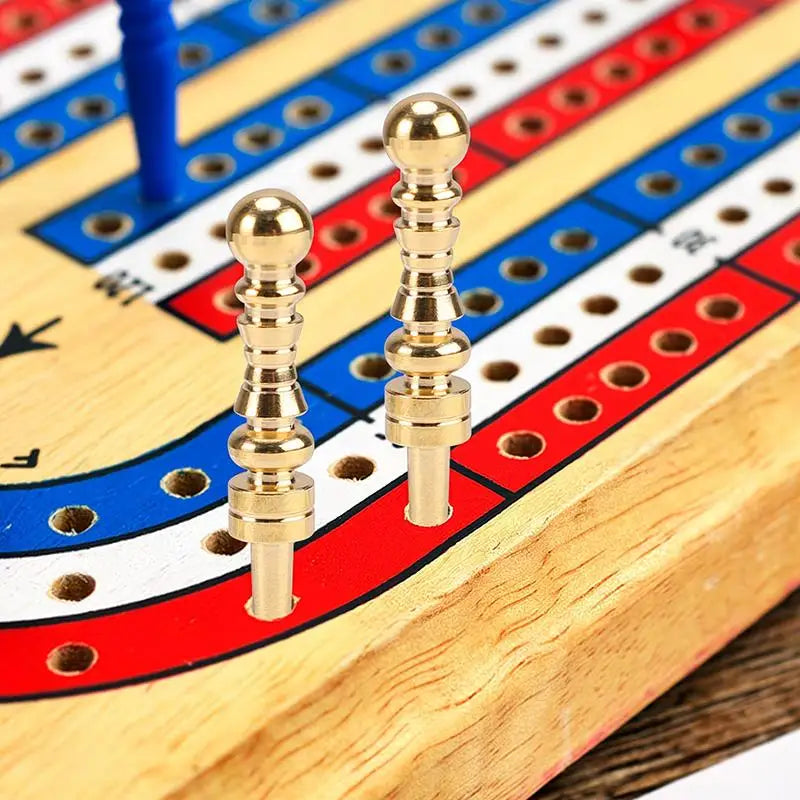 Luxury Metal Cribbage Pegs 6pcs – 1/8 Inch Game Board Pins