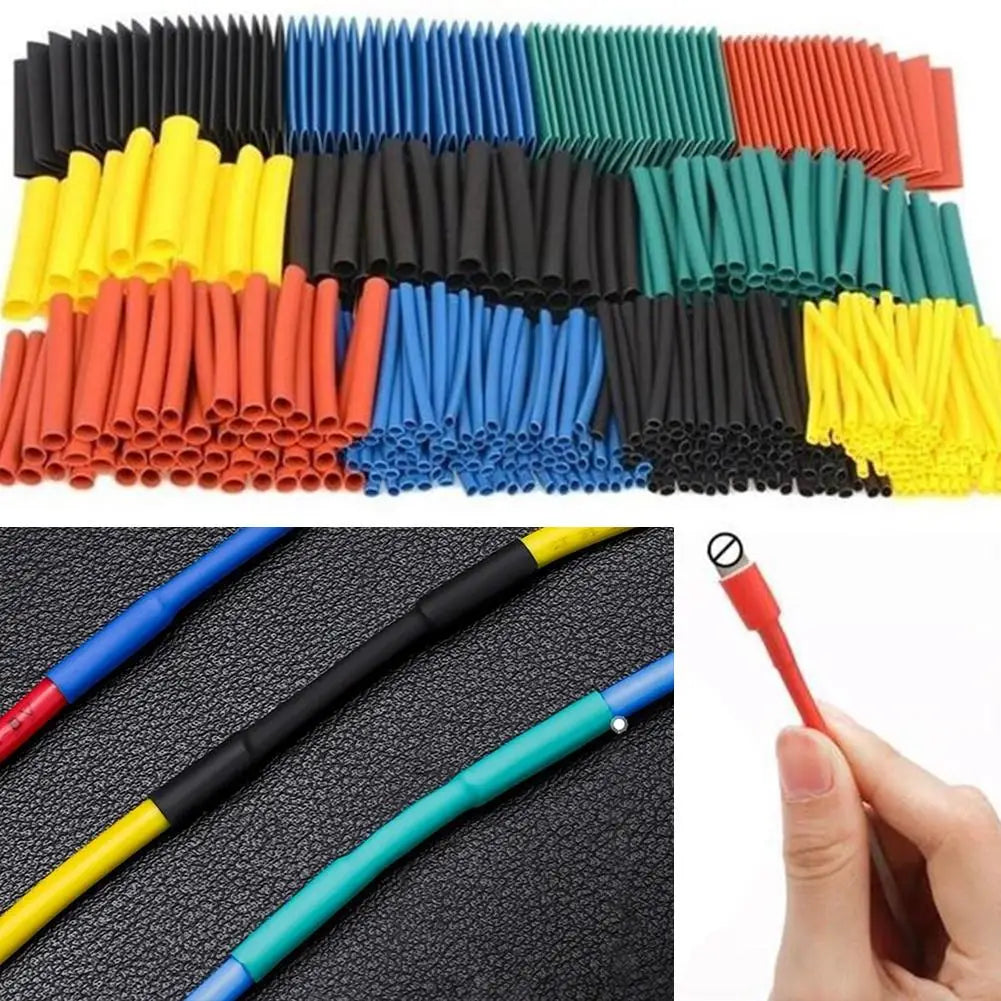 164/328Pcs 2:1 Heat Shrink Tubing Wire Cable Insulation Sleeves Protecter Thermoresistant Heat Shrink Tube Wire Connect Cover Peaceful Pleasures Health and Wellness
