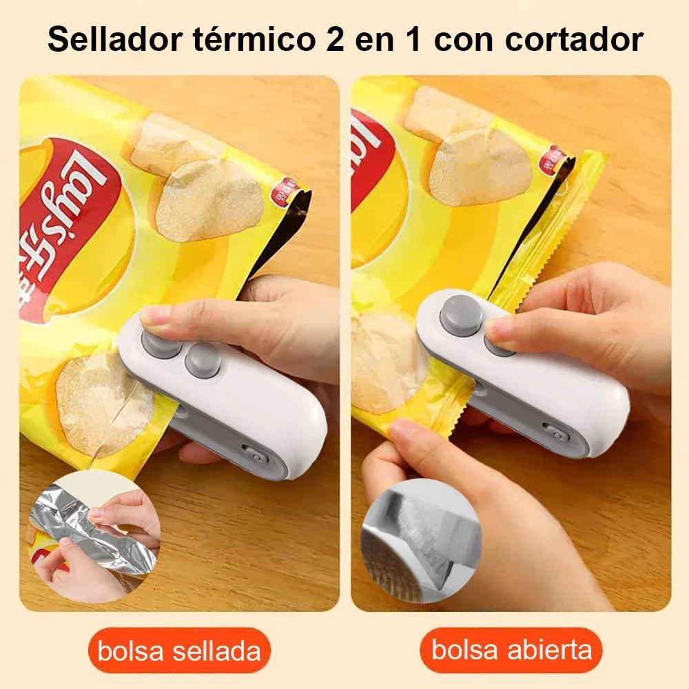 Mini Rechargeable Heat Bag Sealer | Airtight Food Storage