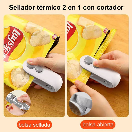Mini Rechargeable Heat Bag Sealer | Airtight Food Storage Heat Bag Sealer Peaceful Pleasures Health and Wellness