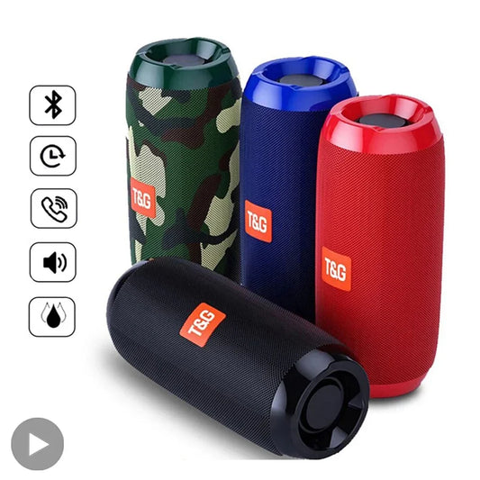 T&G 10W Portable Bluetooth Speaker | FM Radio, TWS & HiFi Portable Bluetooth Speaker Oasis Select