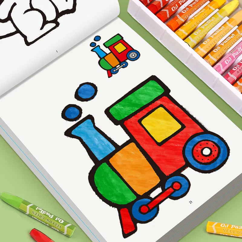 32 Pages Painting Graffiti Coloring Book Learn Art Enlightenment