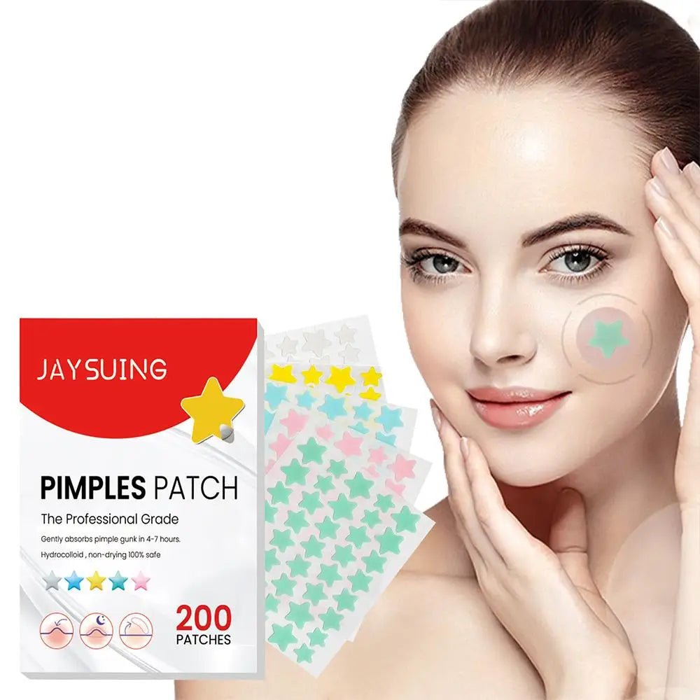 200-Piece Acne Pimple Patches – Breathable Blemish Cover