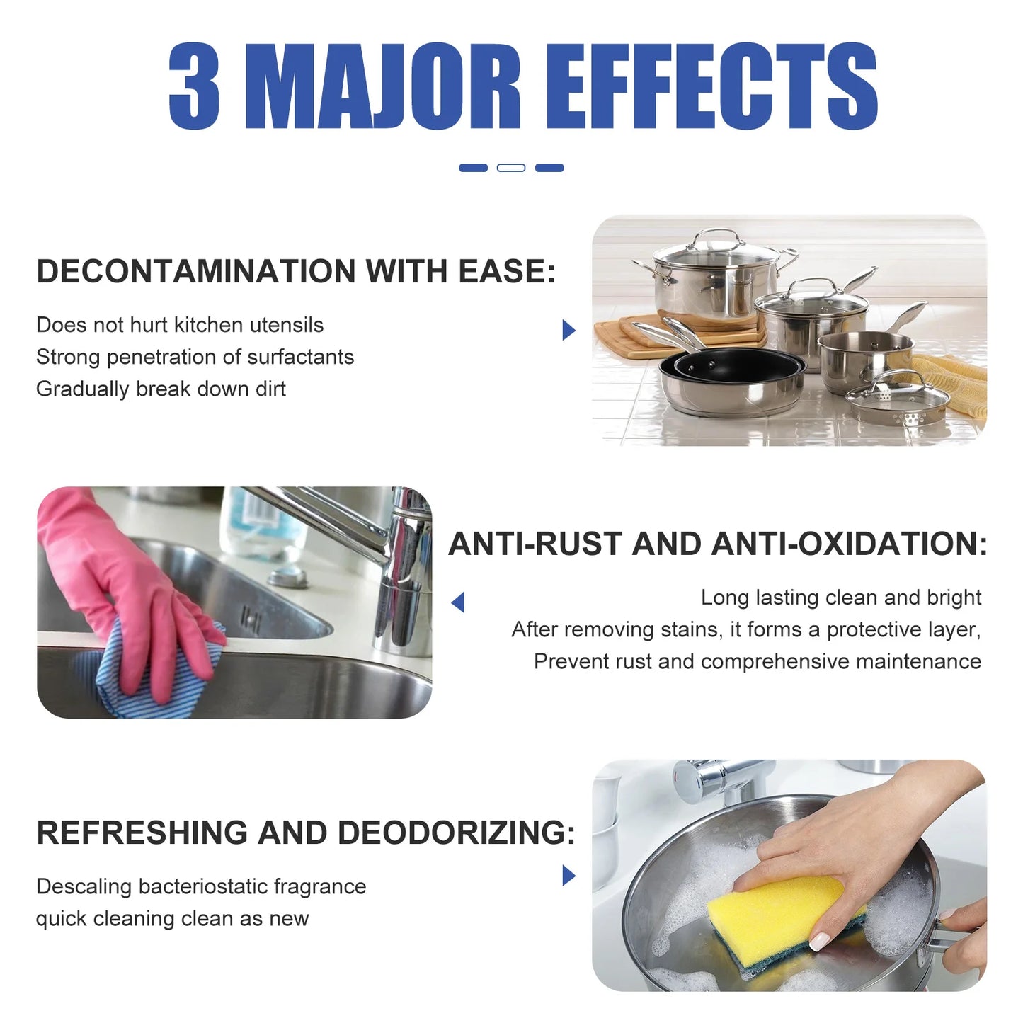 Jue-Fish Bubble Cleaner Spray | Kitchen Heavy Oil Stain Remover