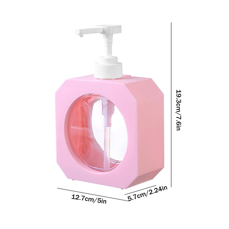 500ml Refillable Soap Dispenser Pump Bottle – Bath & Travel