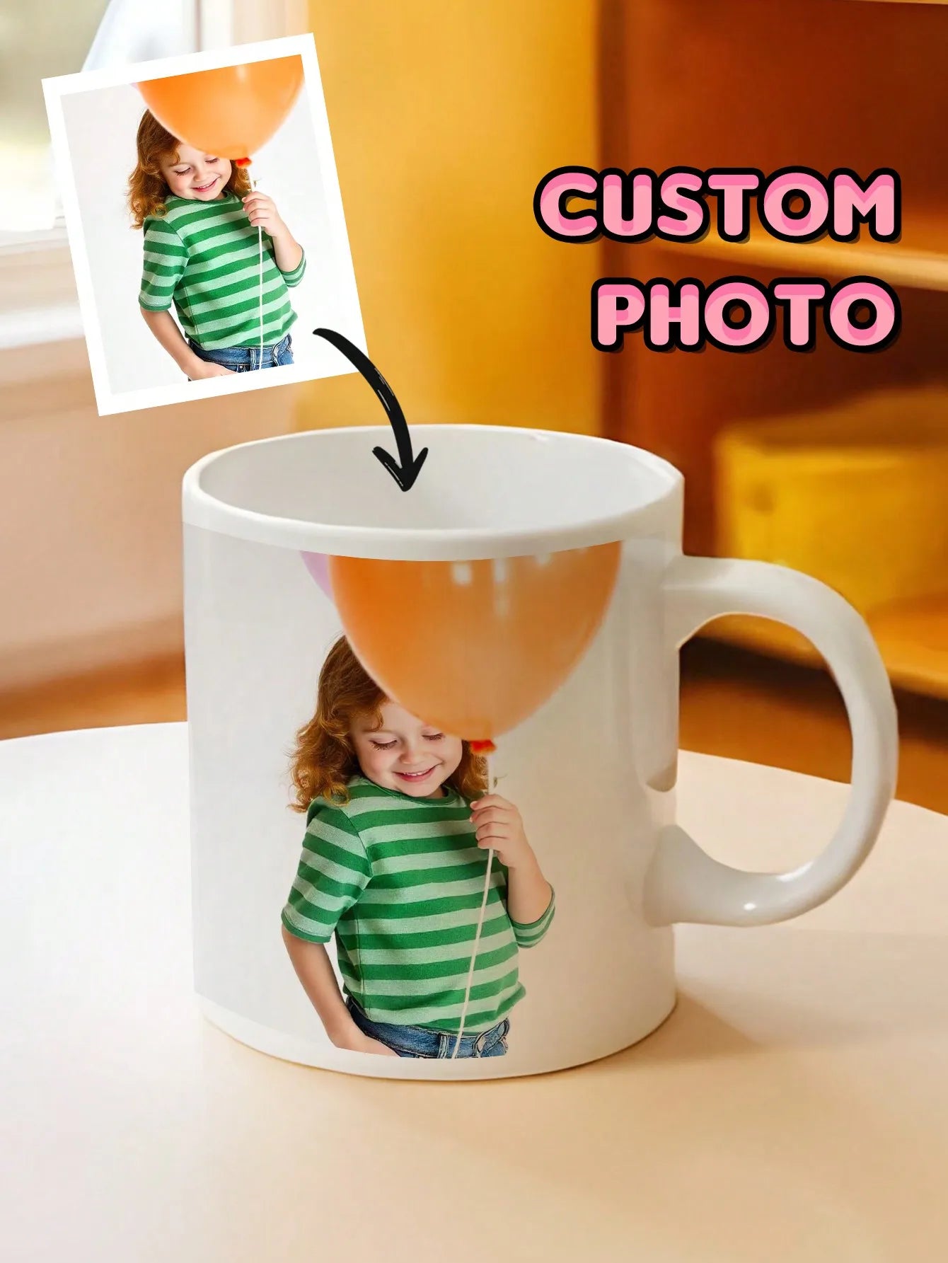 Custom Photo Mug Personalized Photo Coffee Mug Personalized Photo Anniversary Mug Personalized Gift for Kids Peaceful Pleasures Health and Wellness 1 image 1 image