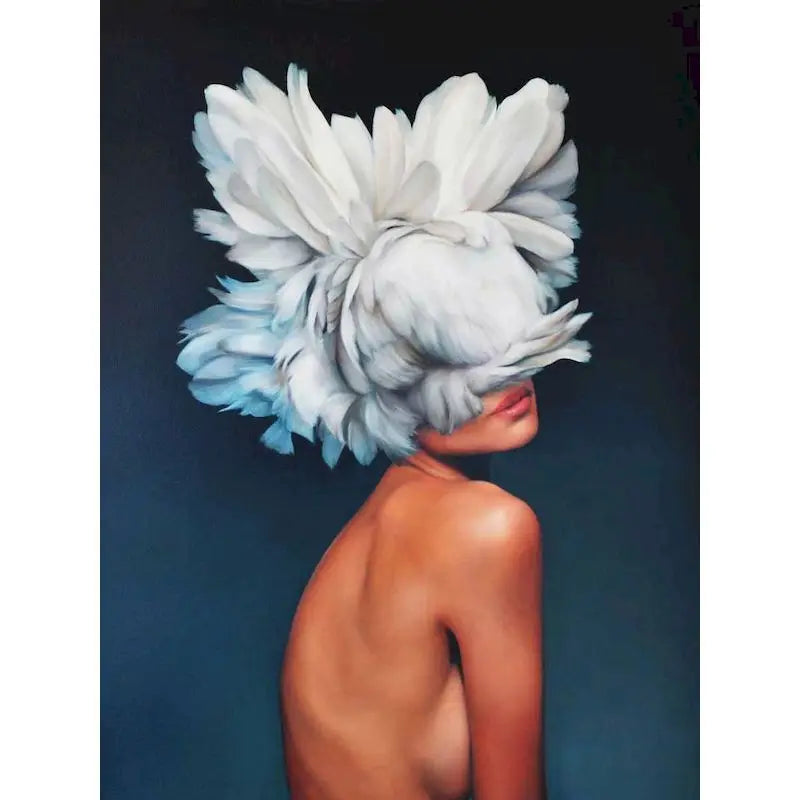 Paint by Numbers Kit Flower Girl – 60×75cm Canvas Art Set