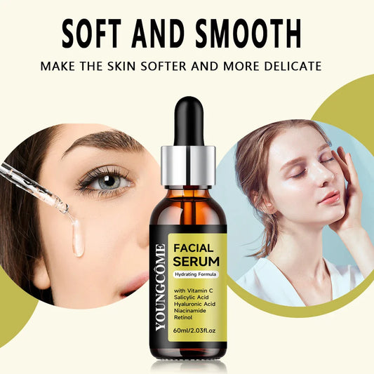 Hyaluronic Acid Face Serum – Vitamin B5, Ceramides, Fragrance Free Hydrating Face Serum Oasis Select