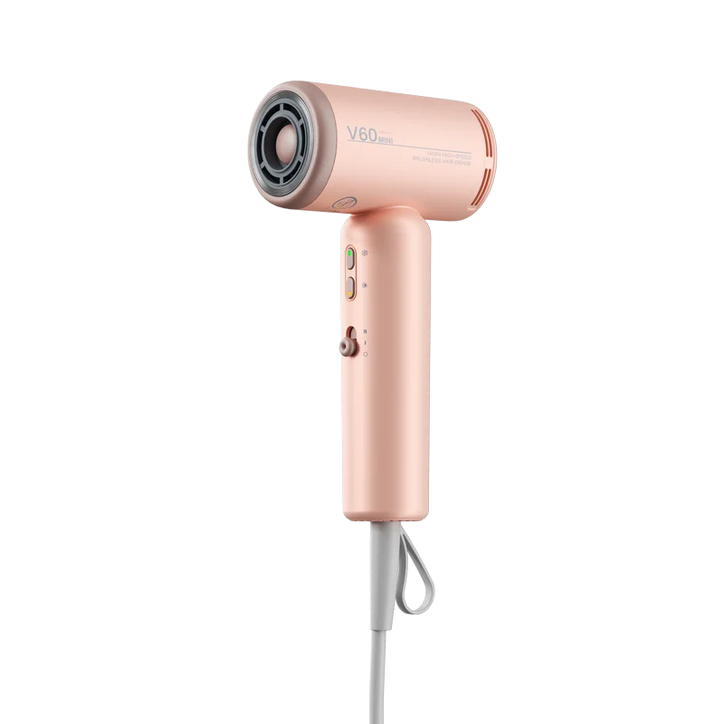 New Generation Mini High-Speed Hair Dryer 1400W High-Power Silent 100 Billion Negative Ion Hair Care Home Travel Hair Dryer 220v Peaceful Pleasures Health and Wellness Pink AU