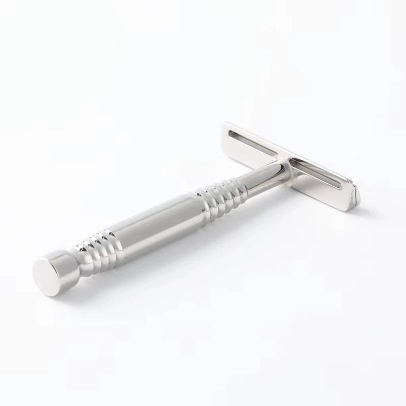 2026 YAQI Romulus Polished 316 stainless Steel AC Blade Single-edged Mens Shaving Safety Razor Peaceful Pleasures Health and Wellness