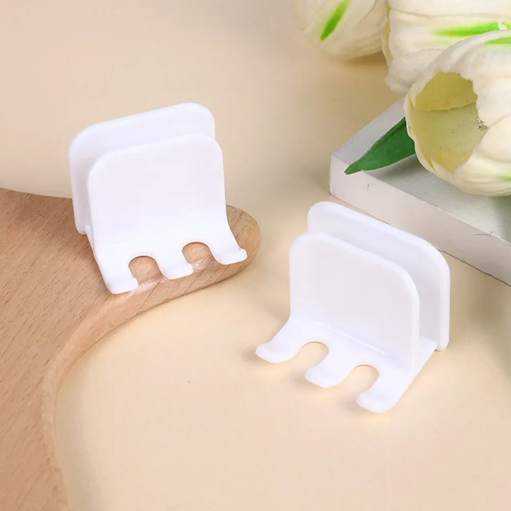 3/6Pc Wall Toothbrush Holder Bathroom Wall Mounted Toothbrush Storage Rack Easy Install No Tools Waterproof Smooth Surface Clean Peaceful Pleasures Health and Wellness