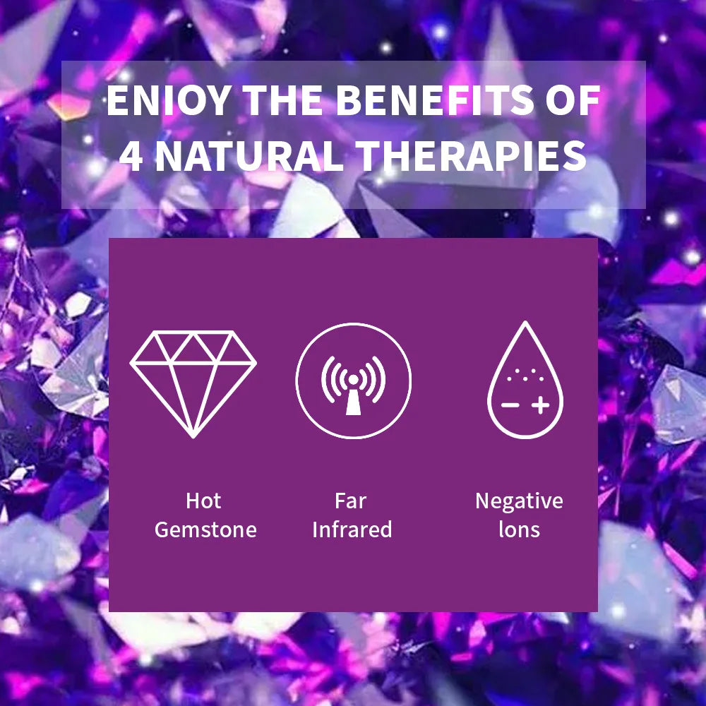 7 Chakra Crystal Heating Pillow | Infrared Therapy & Pain Relief