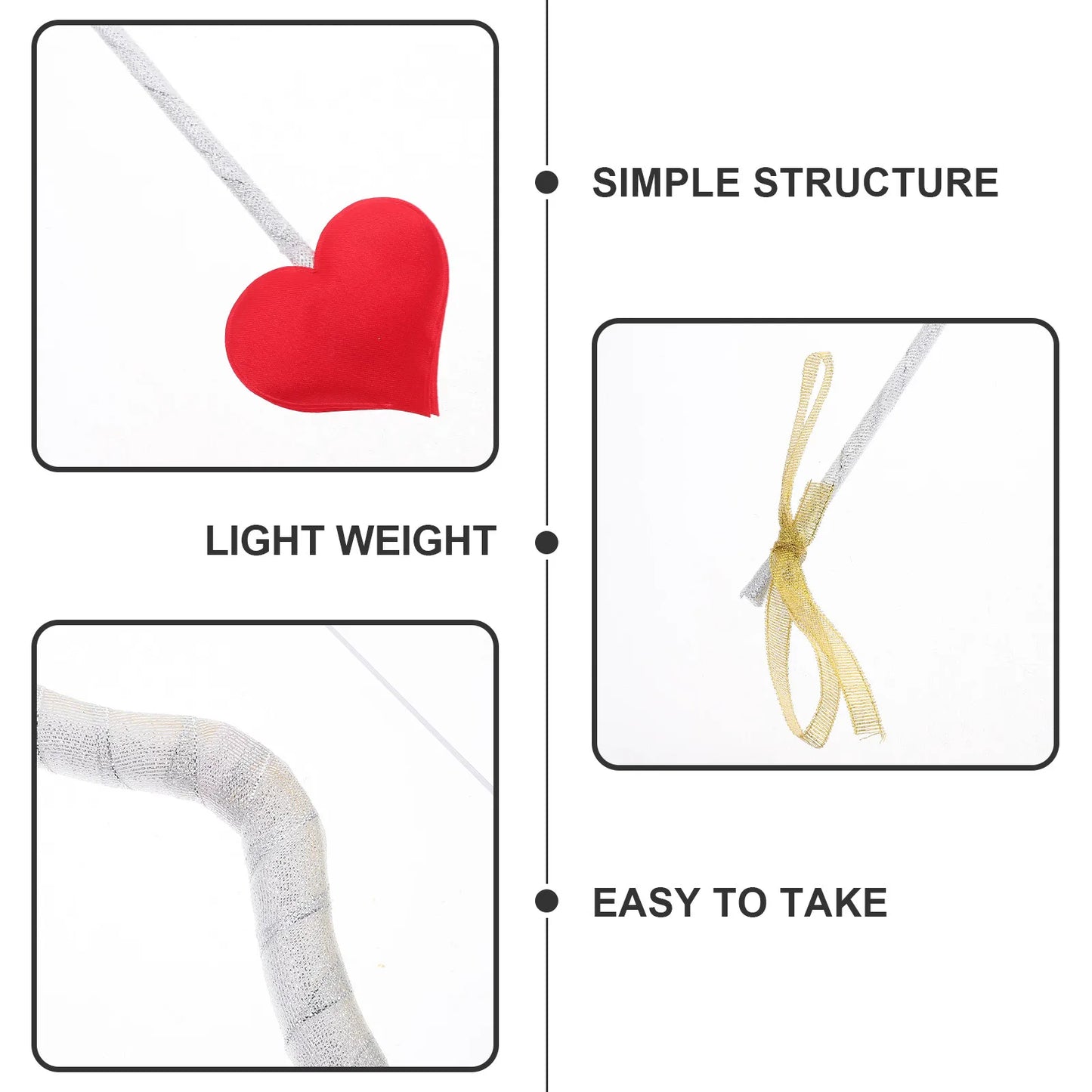 1Set Cupid Bow and Arrow Prop Foam Valentine Costume Accessory for Cosplay Party Photo Shoot Decor Romantic Gift Idea Cupid Peaceful Pleasures Health and Wellness
