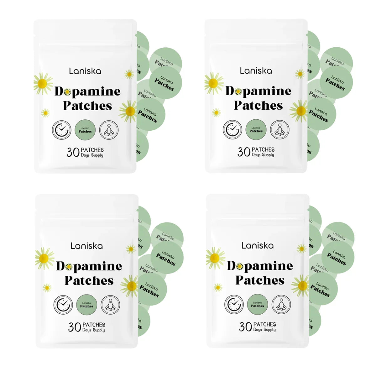 Dopamine Body Patches – Hyaluronic Acid & Cooling Mint Skincare