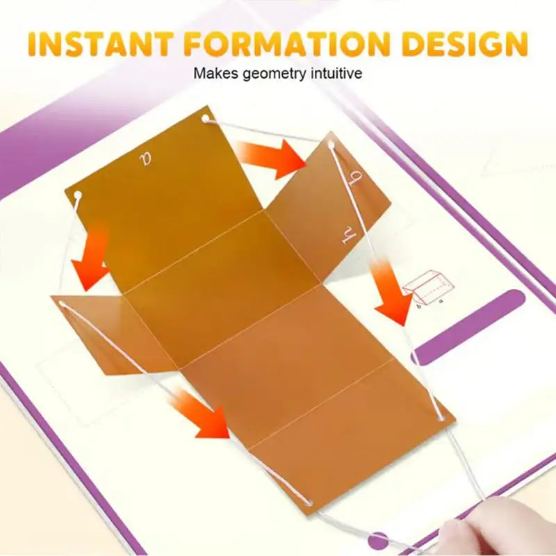 3D Geometry Children's Quiet Book Montessori Education Tracking Workbook Spatial Thinking DIY Math Learning Book Peaceful Pleasures Health and Wellness