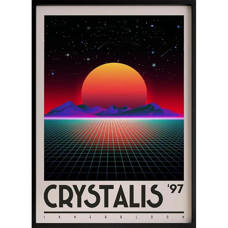 Retro Abstract Dopamine Classic Poster Minimalist Poster High Quality Printing Decoration Painting Home Decoration, Frameless Peaceful Pleasures Health and Wellness DD051-12 50x70cm