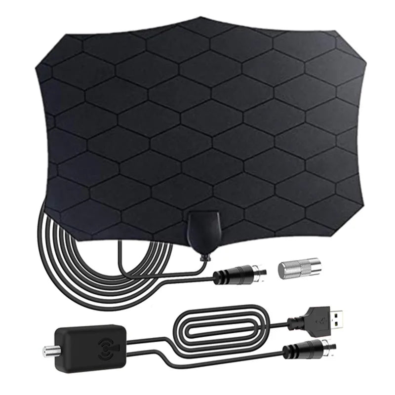 4K 1080P Indoor HDTV Antenna with Amplified Signal Booster