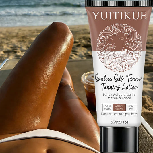 YUITIKUE Sunless Self Tanner Lotion – Bronze Glow 60g Self Tanning Lotion Oasis Select Default Title