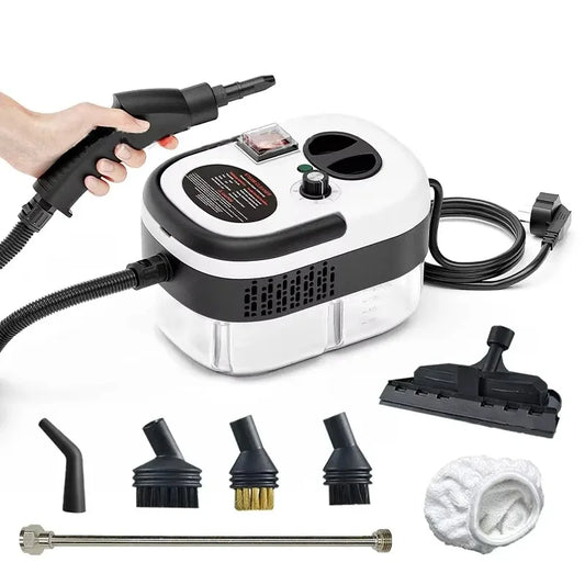 High Temperature Steam Cleaner for Kitchen Hood And Car Sterilization 220V EU Plug Air Conditioning Home Steaming Cleaner Peaceful Pleasures Health and Wellness WHITE 220 V