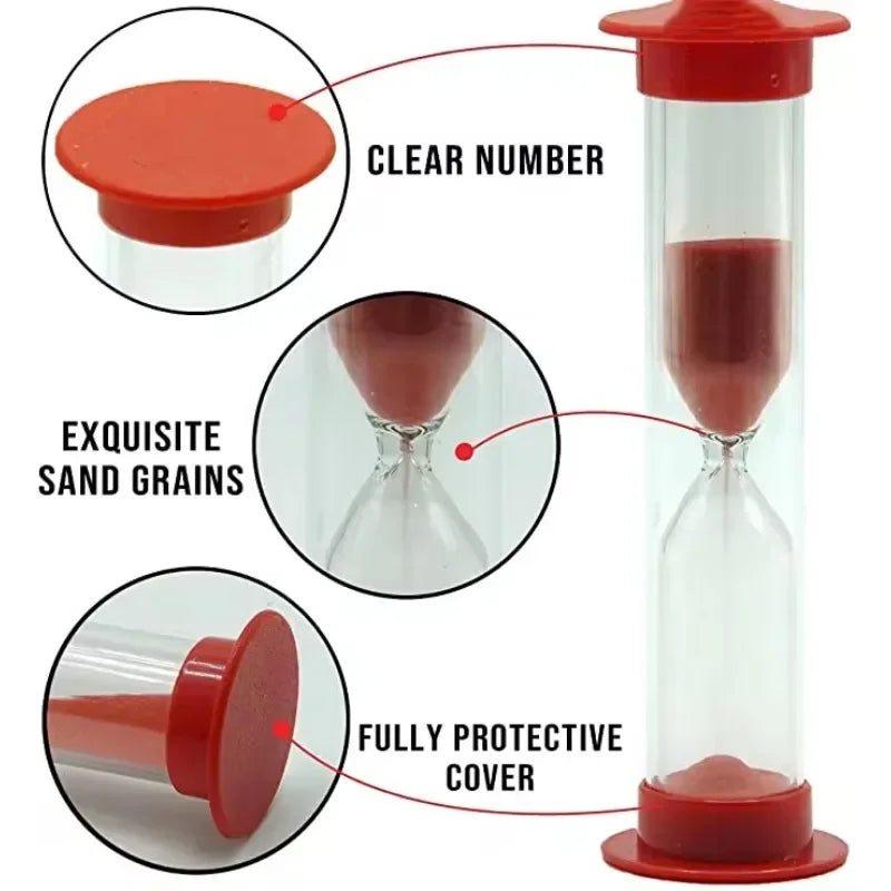 Colorful Sand Timer Hourglass | Home Decor & Kids Games