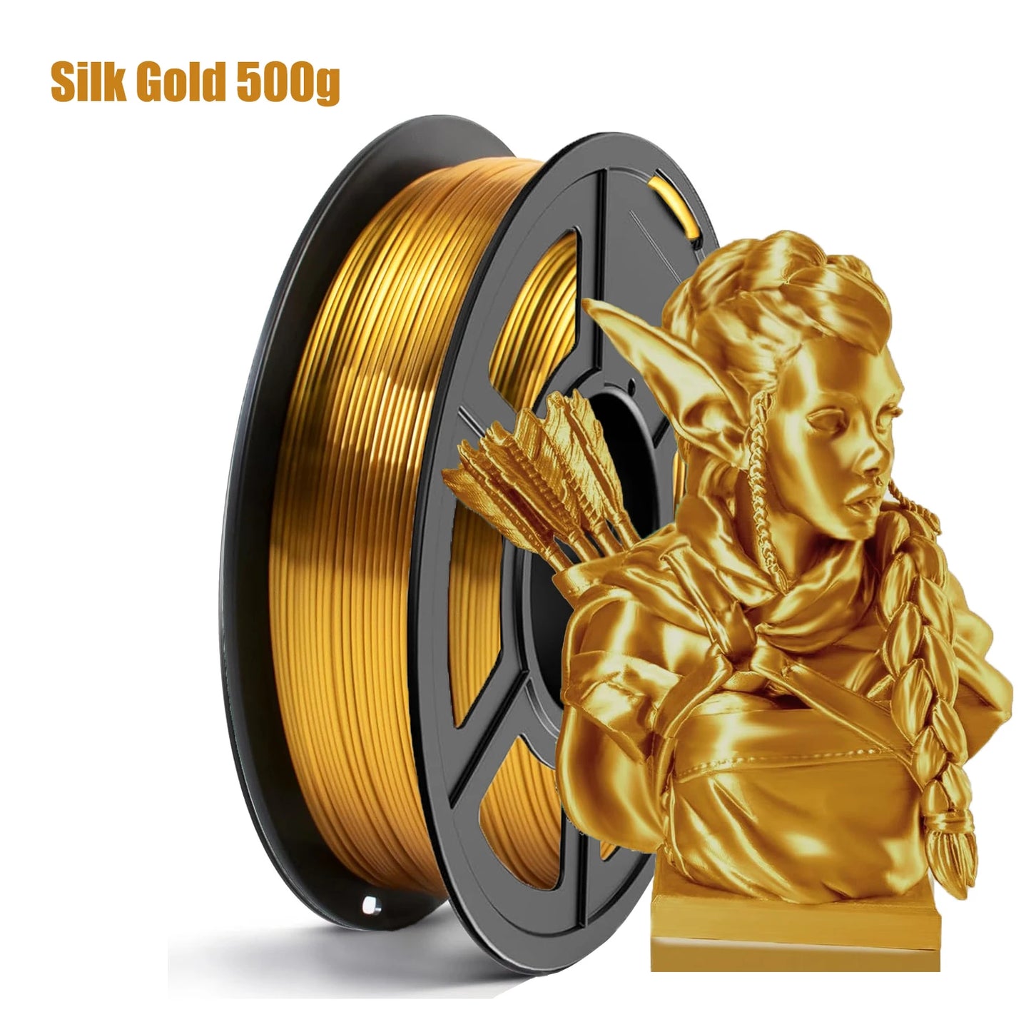 PLA+ Silk Multicolor 3D Printer Filament 1.75mm | DINGSUN 3D