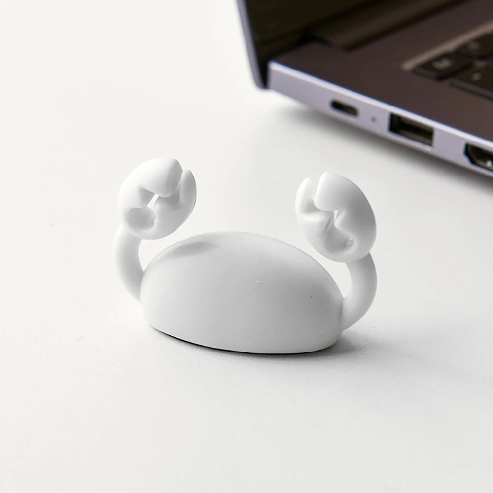 Cartoon Crab Cable Organizer Mobile Charging Holder Storage Bundle