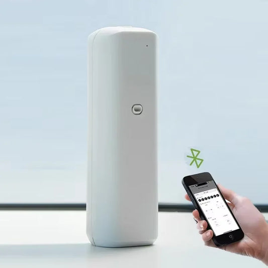 Wall Mount Fragrance Diffuser Plug in Aroma Diffuser Waterless Fragrance Nebulizer Bluetooth Control Air Scent Diffuser Machine Peaceful Pleasures Health and Wellness