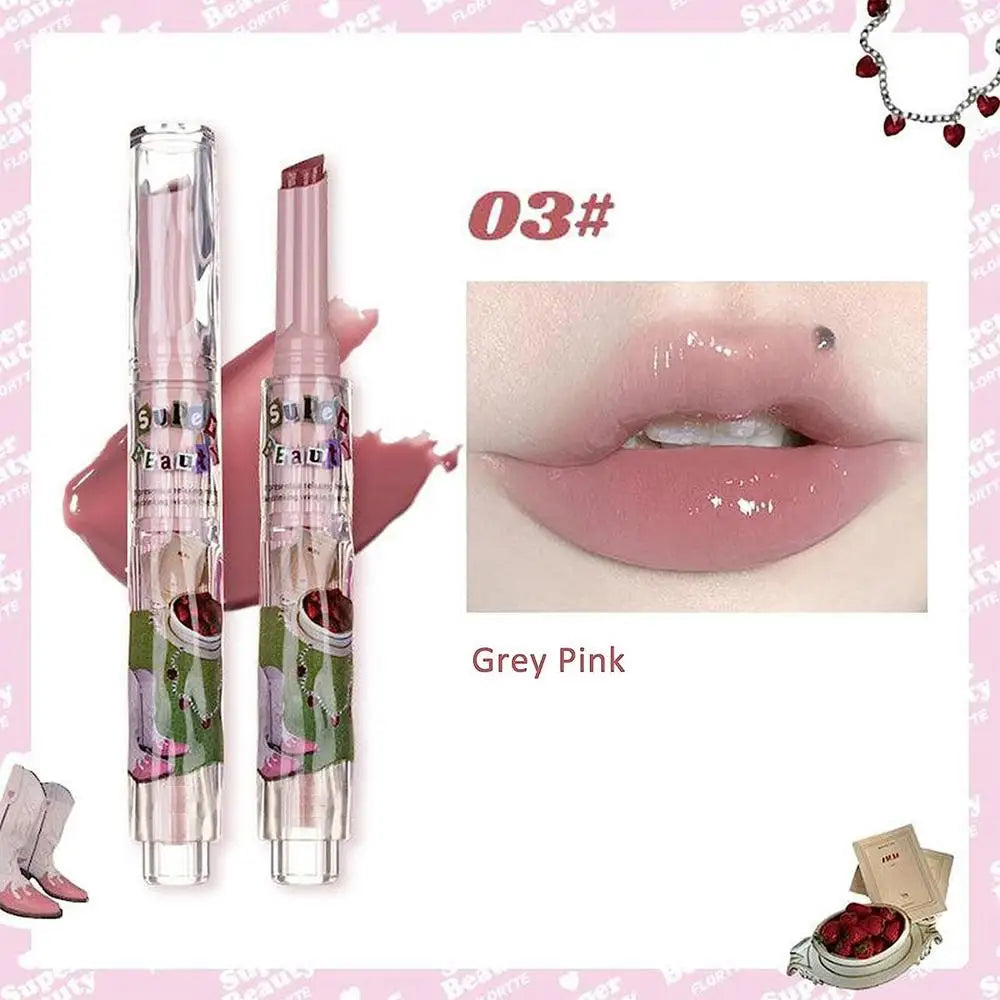 Florette Jelly Lip Glaze – Mirror Finish Waterproof Lipstick