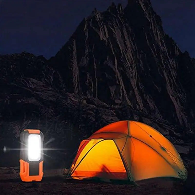 A36T-1 PCS Portable LED Work Light, Hanging Hook & Magnetic Flashlight As Shown ABS+Rubber Pocket Work Lights Peaceful Pleasures Health and Wellness